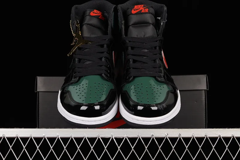 All categories Air Jordan Jordan series basketball shoes Air Jordan 1 High Air Jordan 1 Retro Hi NRG/UN AJ1 Joe 1 Miami patent leather green AV3905-038